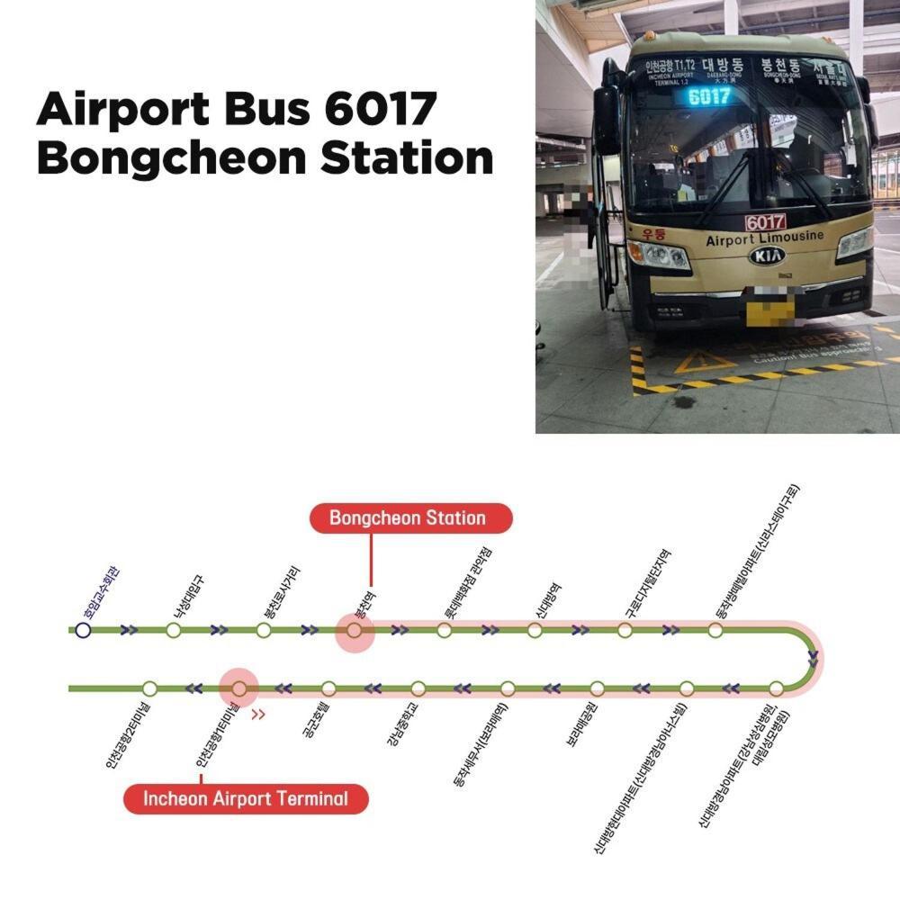 New Line 2 5 Minutes From Bongcheon Station 6 Minutes By Airport Bus 2 Up To 5 People *